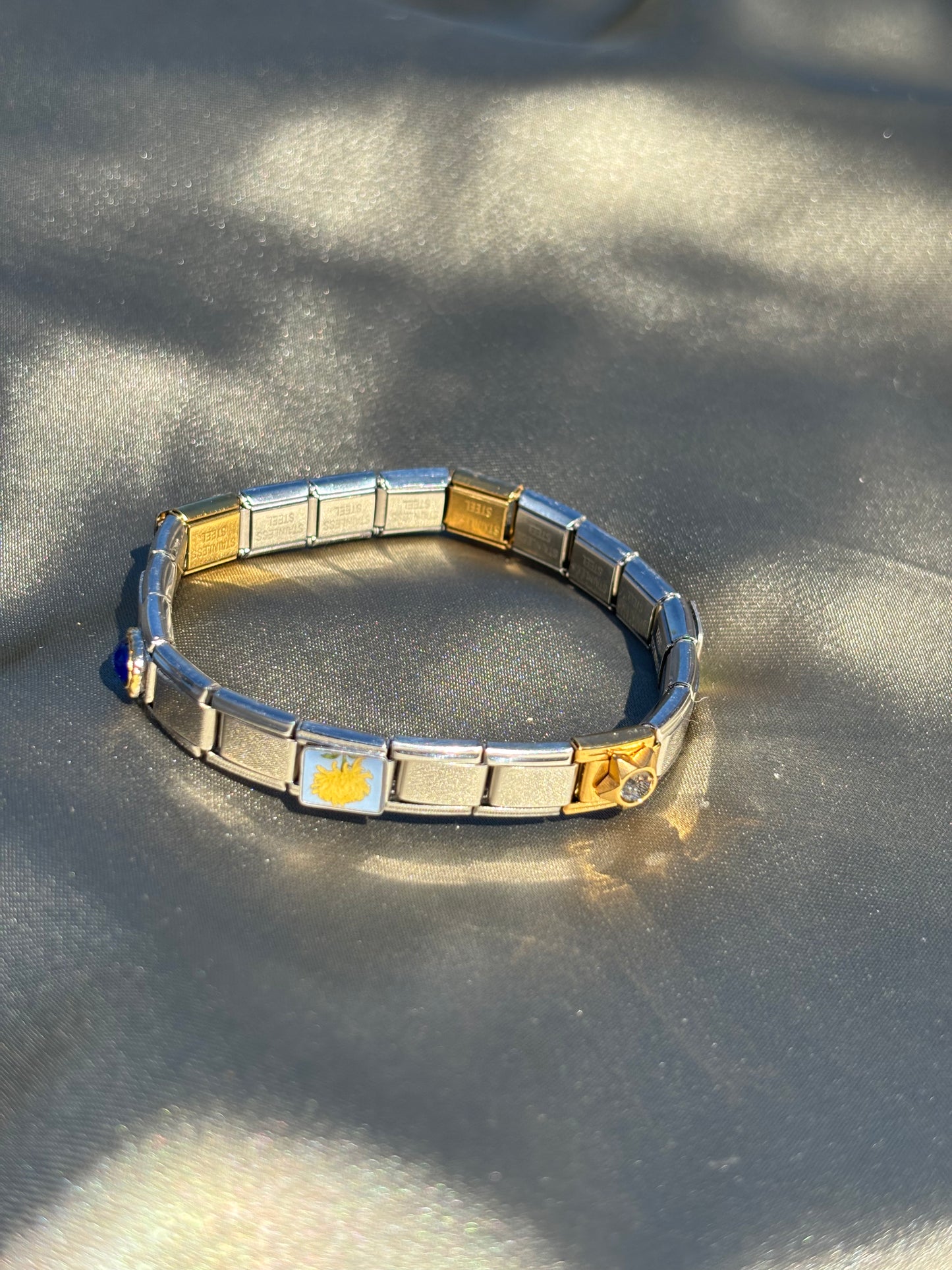Pulseira Italian Charms Style Aço Inoxidável Personalizada