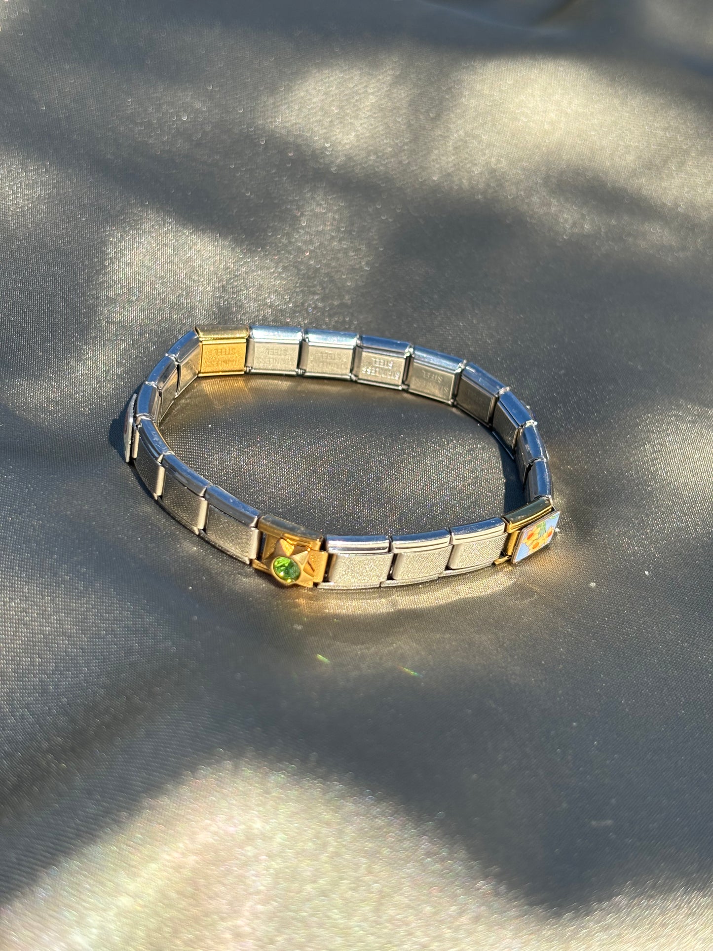 Pulseira Italian Charms Style Aço Inoxidável Personalizada